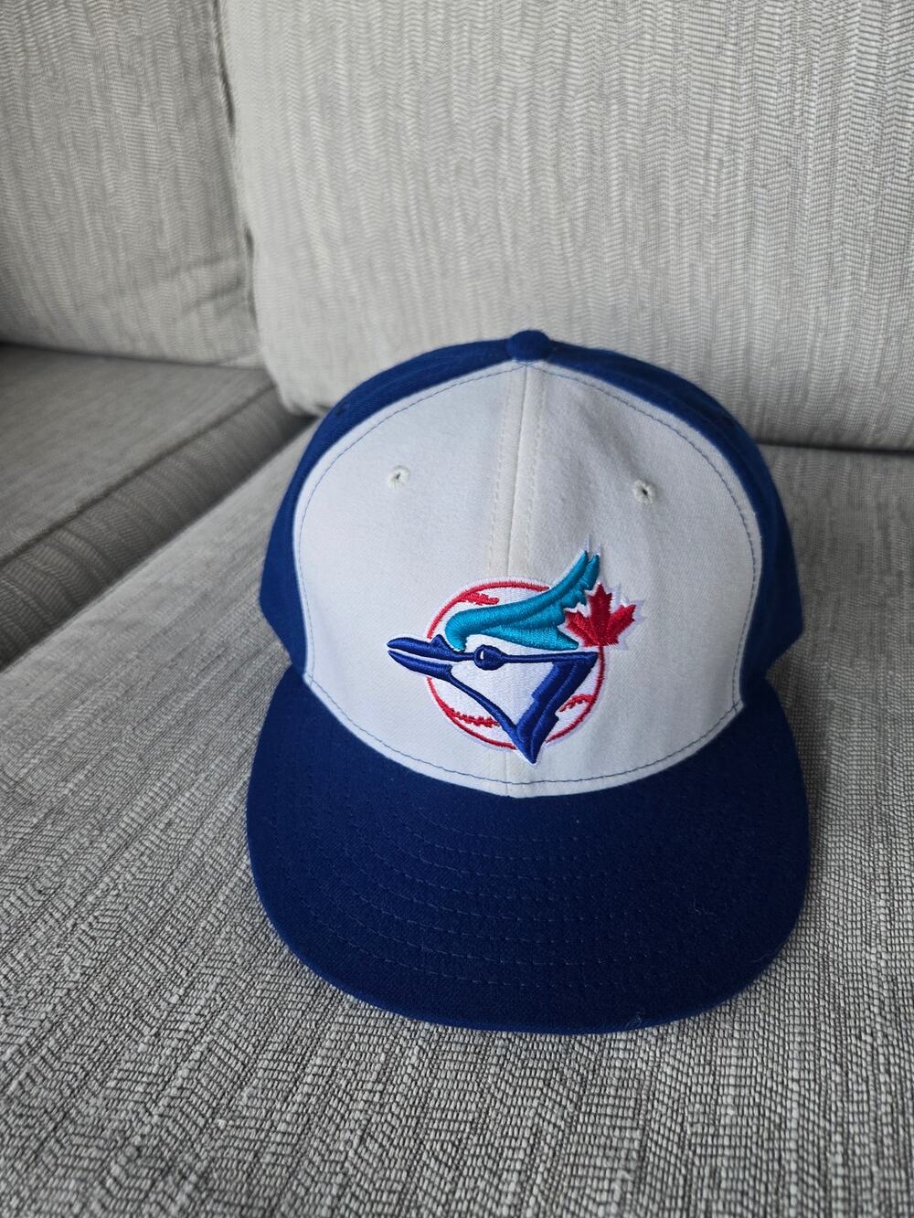 New Era Toronto Blue Jays 59FIFTY Fitted Hat White Blue MLB